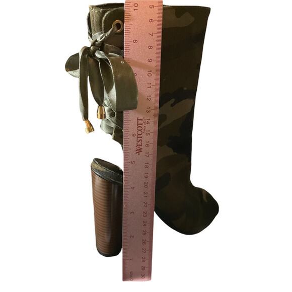 Cape Robbin Boots Camo Heels Open Toe Womens Shoes 6.5 - Picture 4 of 9